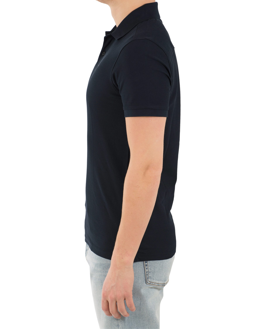 Herre | Polotrøjer | J.Lindeberg | Slim Fit Troy Clean Pique Navy