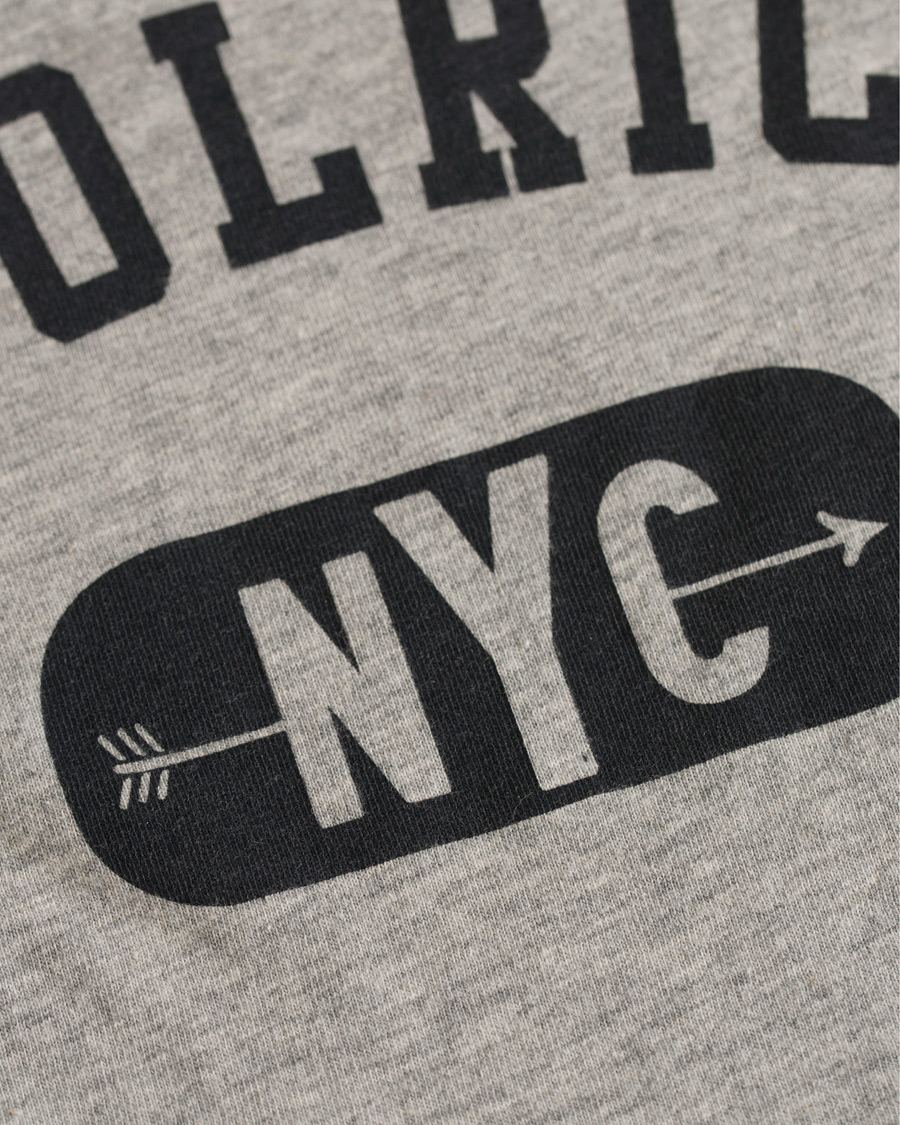 Herre | T-Shirts | Woolrich | Logo Crew Neck Tee Light Grey Melange