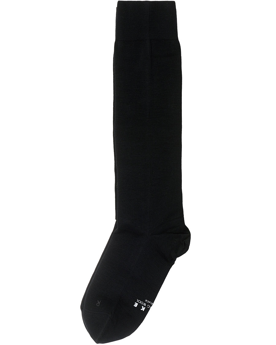 Herre | Undertøj | Falke | Energizing Wool Knee High Sock Black