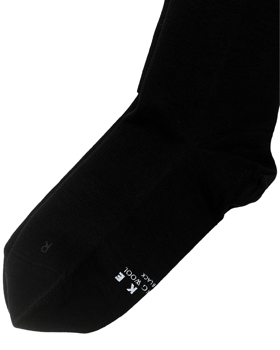 Herre | Undertøj | Falke | Energizing Wool Knee High Sock Black