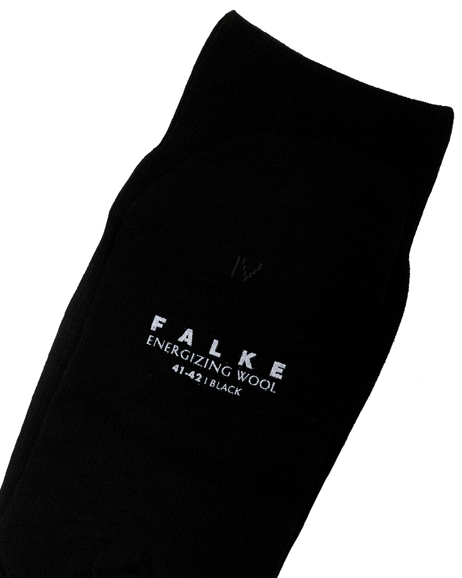 Herre | Undertøj | Falke | Energizing Wool Knee High Sock Black
