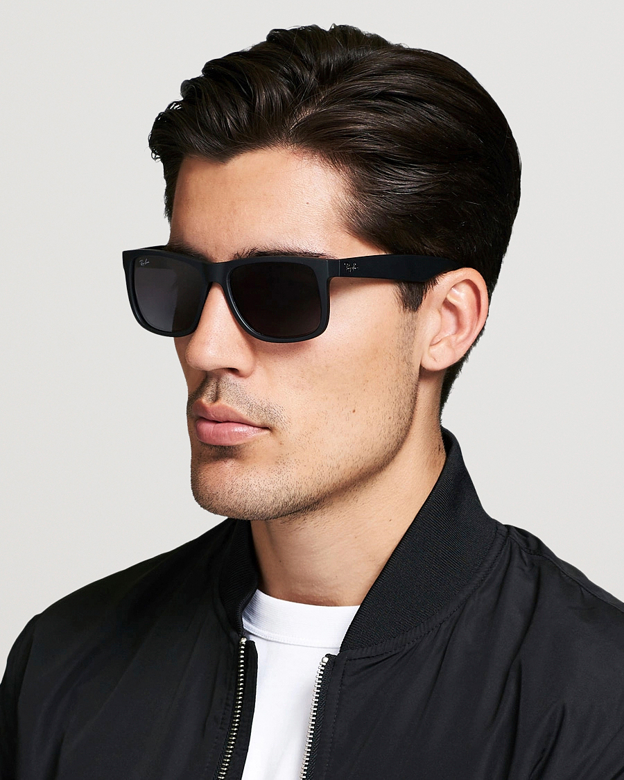 Men |  | Ray-Ban | 0RB4165 Justin Sunglasses Matte Black