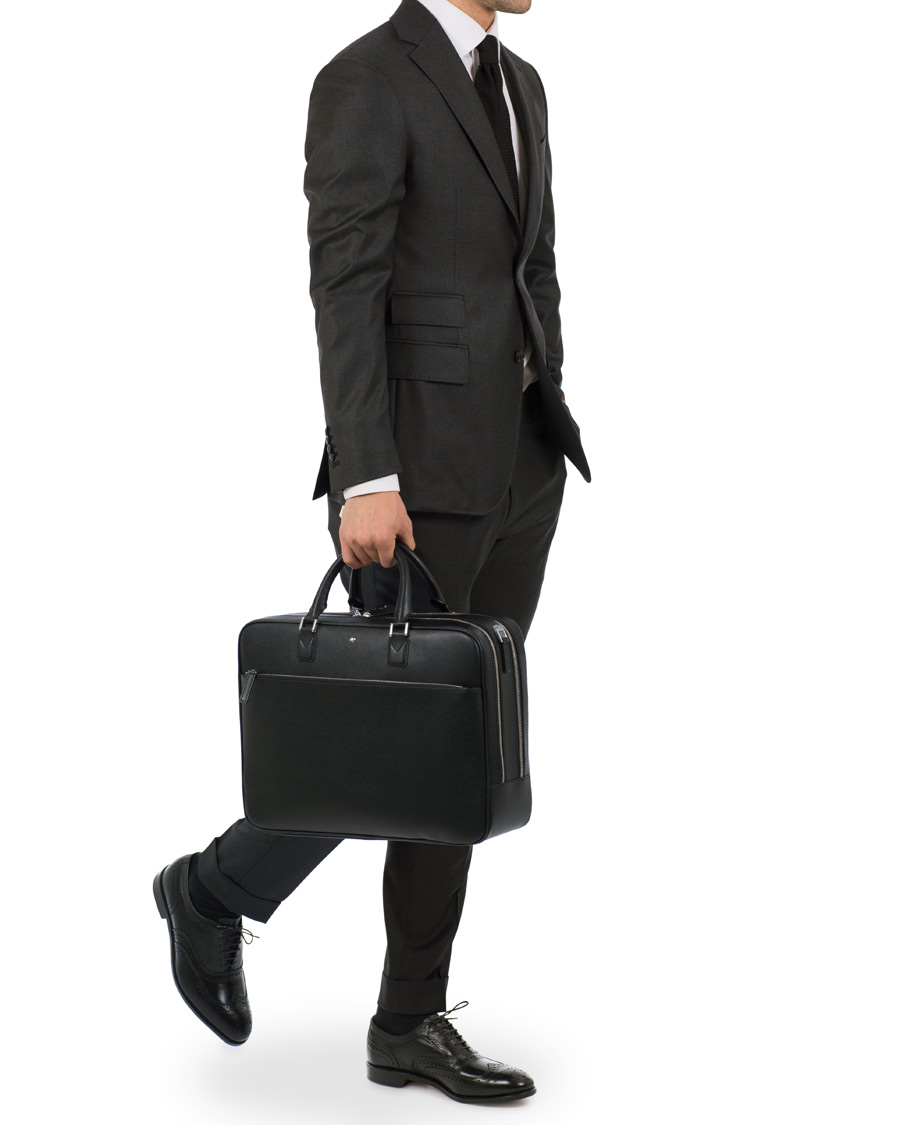 Herre | Montblanc Sartorial Document Case Large Black | Montblanc | Sartorial Document Case Large Black