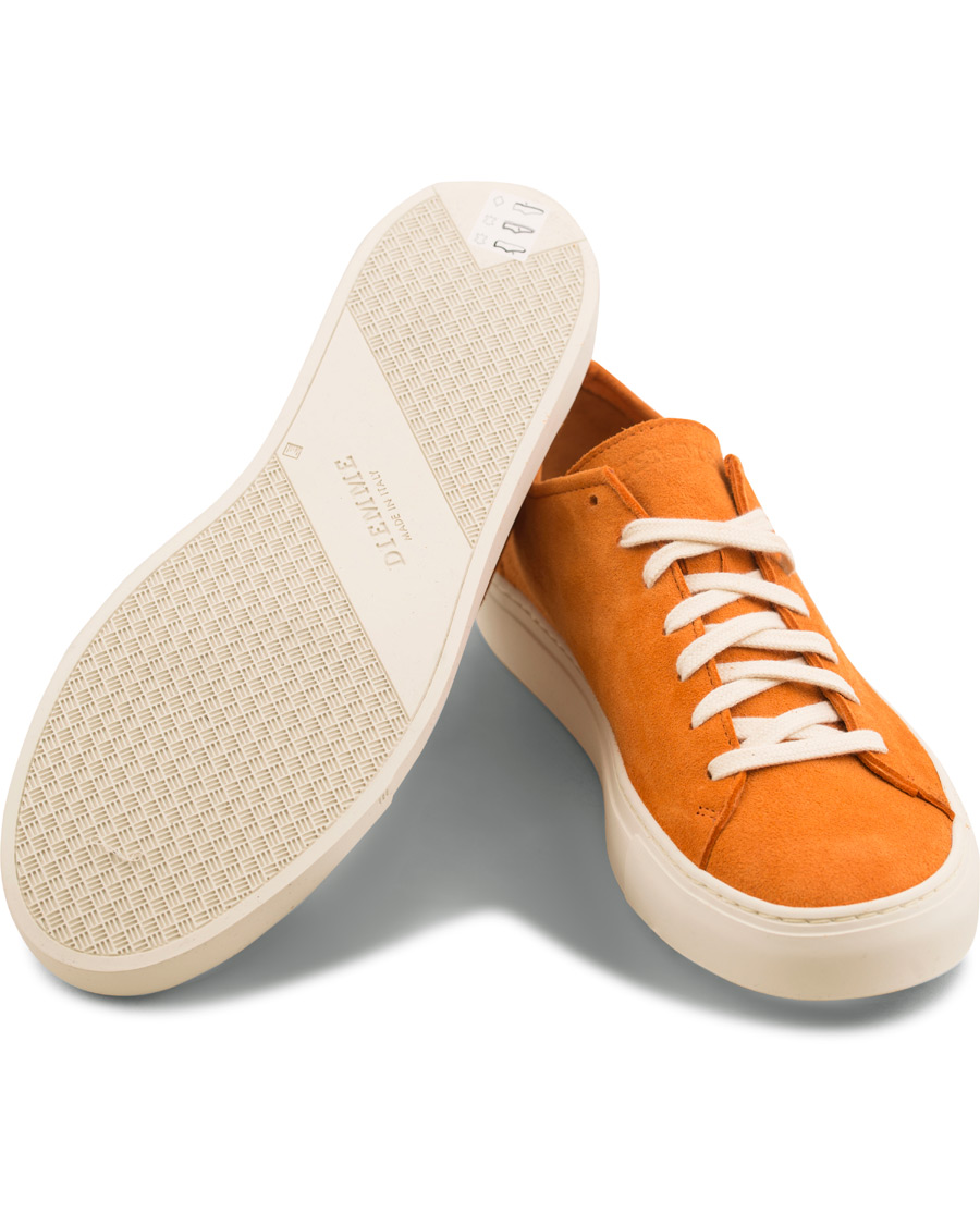 Herre | Diemme Loria Unlined Low Sneaker Sun Orange Deer Suede | Diemme | Loria Unlined Low Sneaker Sun Orange Deer Suede