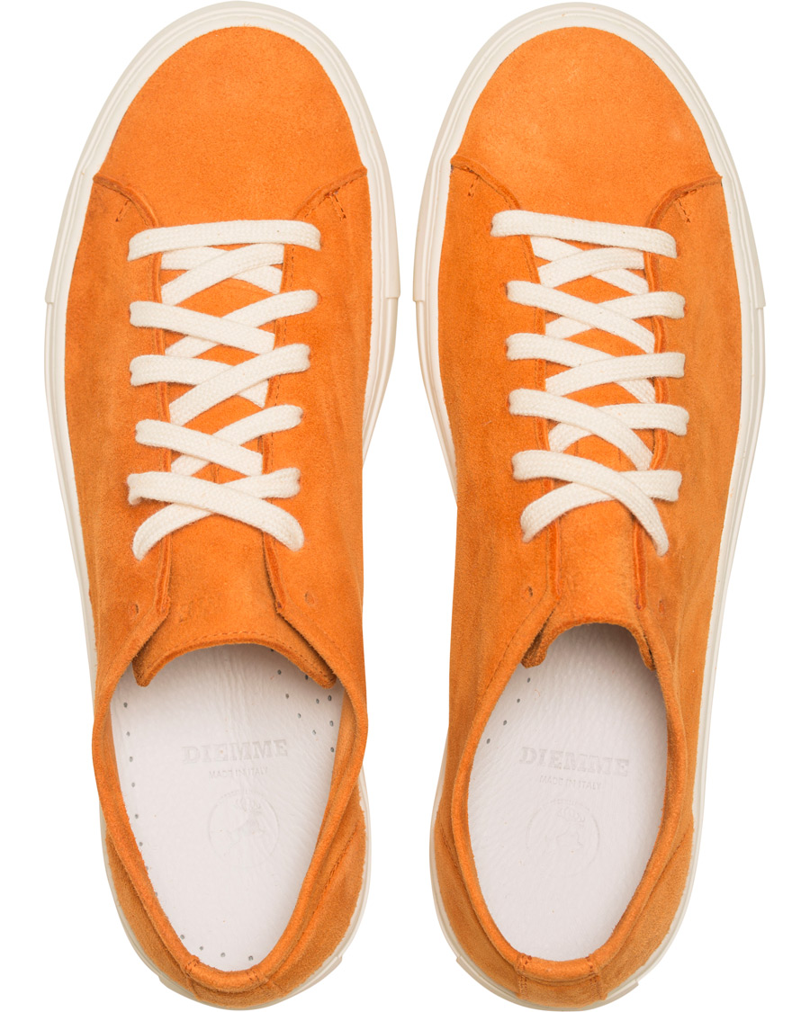 Herre | Diemme Loria Unlined Low Sneaker Sun Orange Deer Suede | Diemme | Loria Unlined Low Sneaker Sun Orange Deer Suede