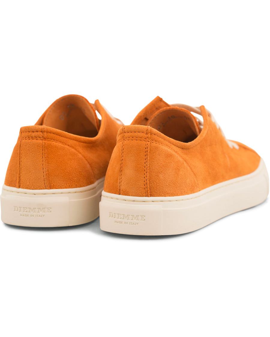 Herre | Diemme Loria Unlined Low Sneaker Sun Orange Deer Suede | Diemme | Loria Unlined Low Sneaker Sun Orange Deer Suede
