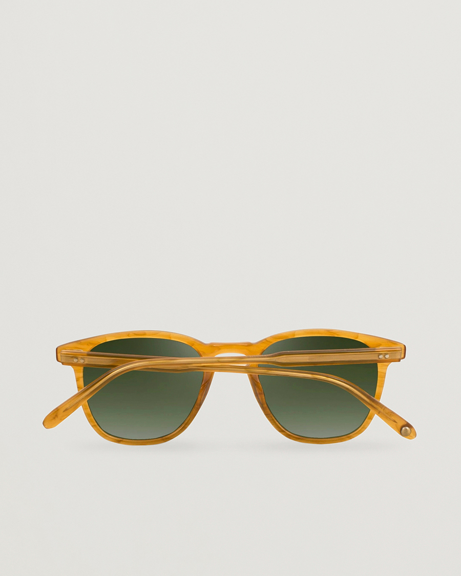 Herre | Solbriller | Garrett Leight | Brooks 47 Sunglasses Butterscotch/Green Polarized