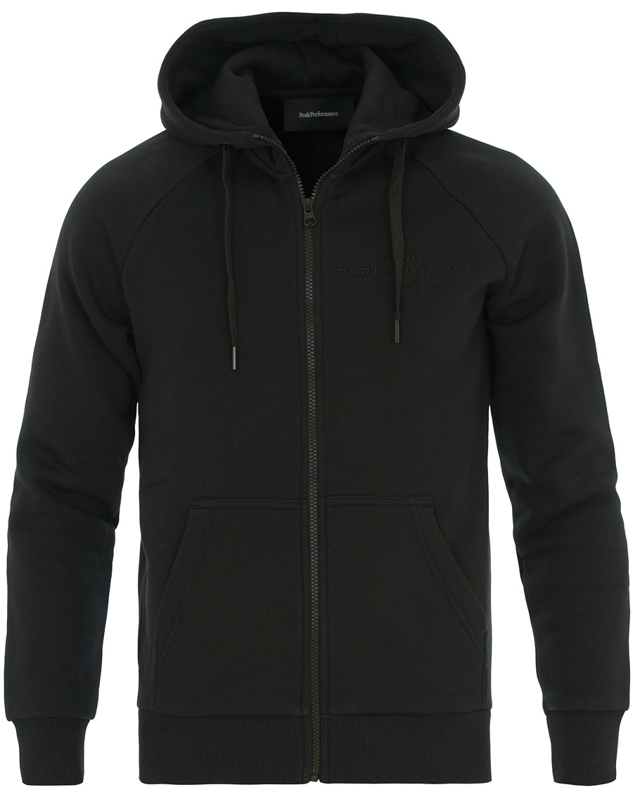 Herre | Trøjer | Peak Performance | Original Full Zip Hoodie Black