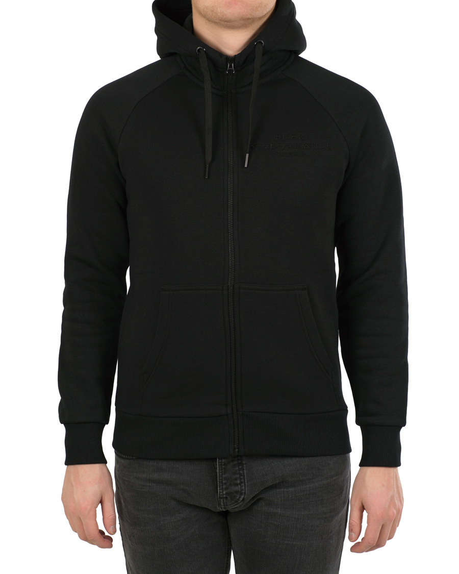 Herre | Trøjer | Peak Performance | Original Full Zip Hoodie Black