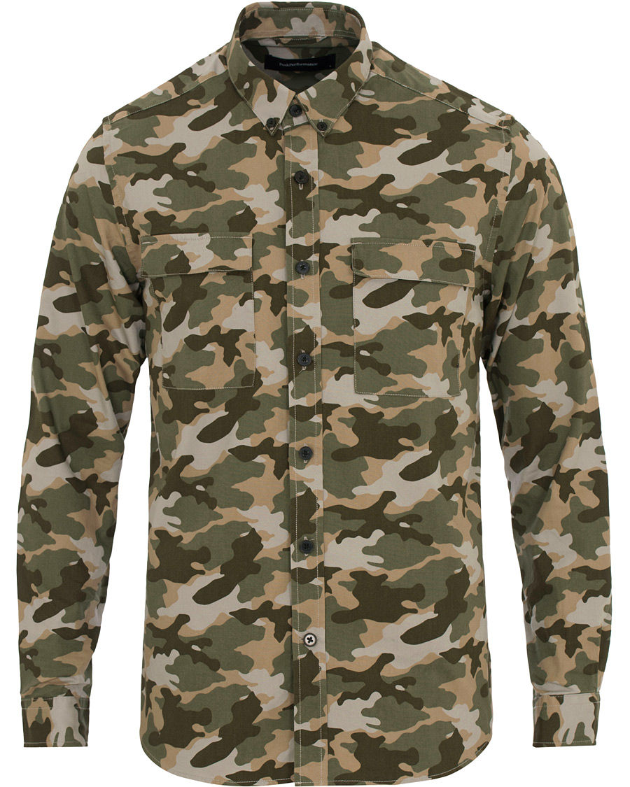 Herre | Skjorter | Peak Performance | Dean Camo Shirt Green