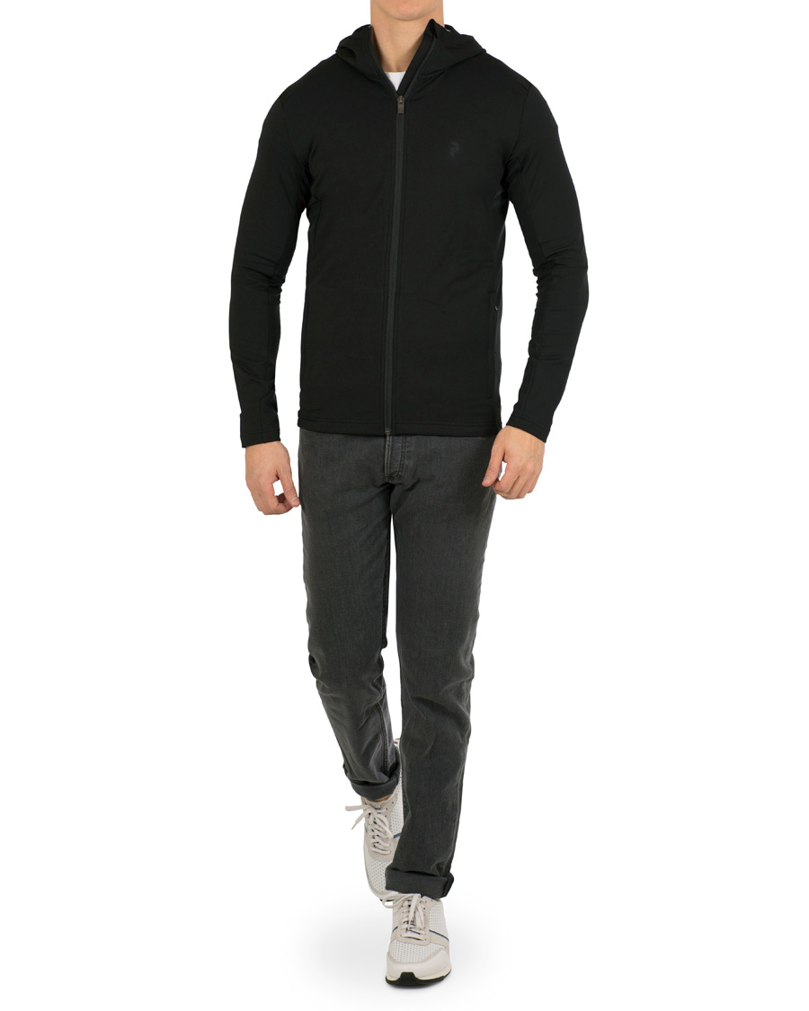 Herre | Trøjer | Peak Performance | Ace Mid Tech Full Zip Hoodie Black