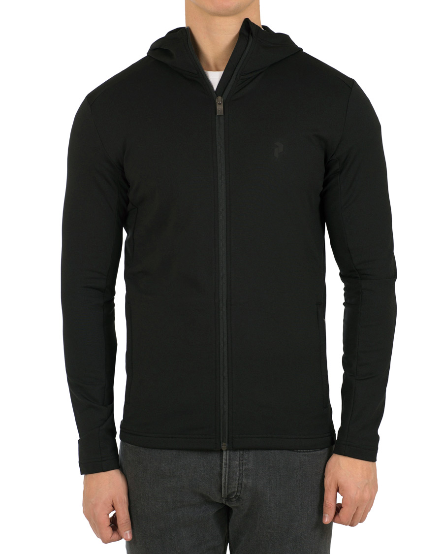 Herre | Trøjer | Peak Performance | Ace Mid Tech Full Zip Hoodie Black