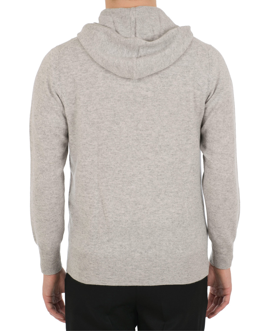 Herre | Trøjer | Soft Goat | Cashmere Hoodie Light Grey
