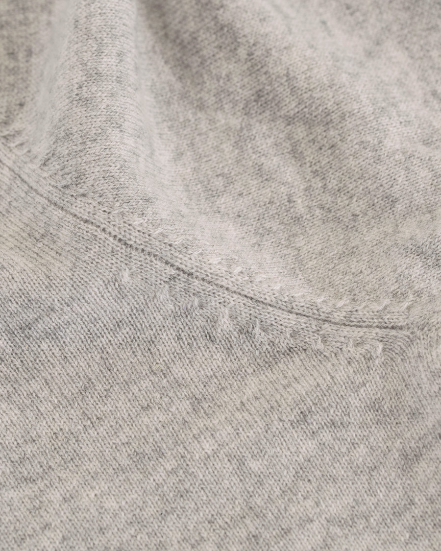 Herre | Trøjer | Soft Goat | Cashmere Hoodie Light Grey