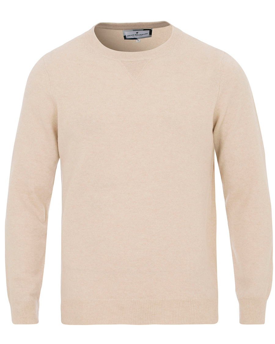 Herre | Trøjer | Soft Goat | Cashmere College Beige
