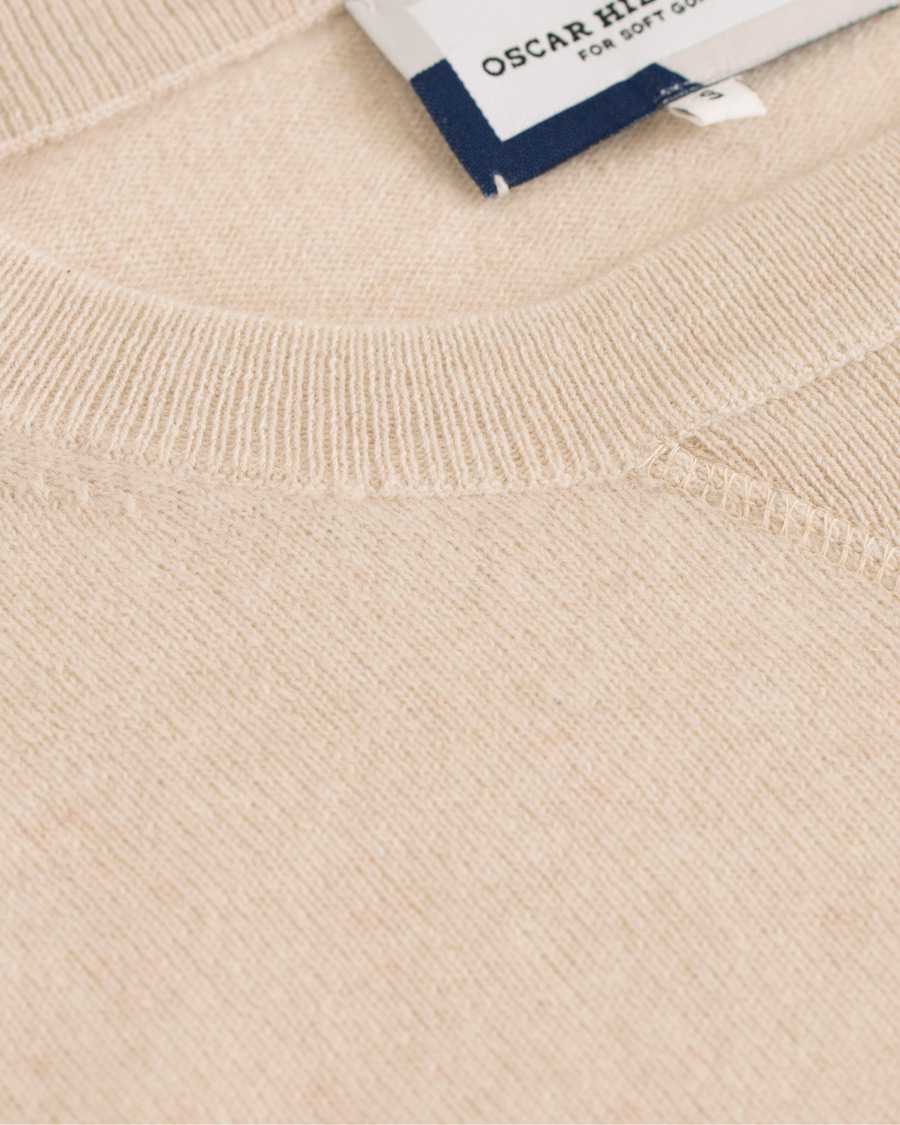 Herre | Trøjer | Soft Goat | Cashmere College Beige