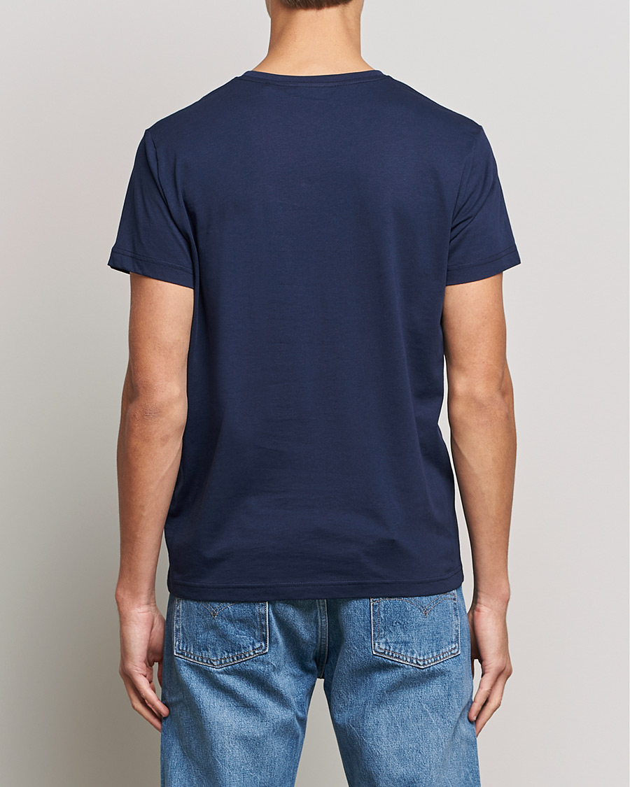 Herre | T-Shirts | GANT | The Original Solid Tee Evening Blue