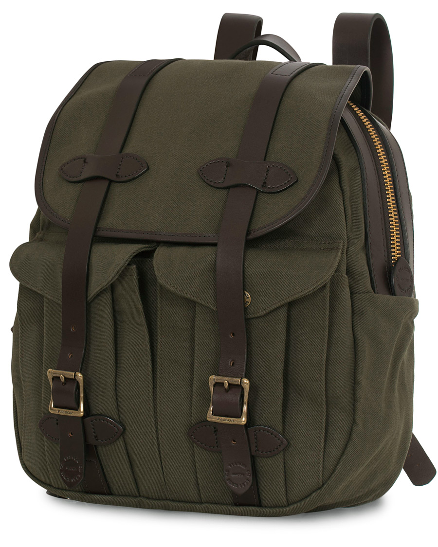 Herre | Tasker | Filson | Rucksack Otter Green Canvas