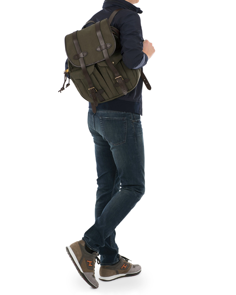 Herre | Tasker | Filson | Rucksack Otter Green Canvas