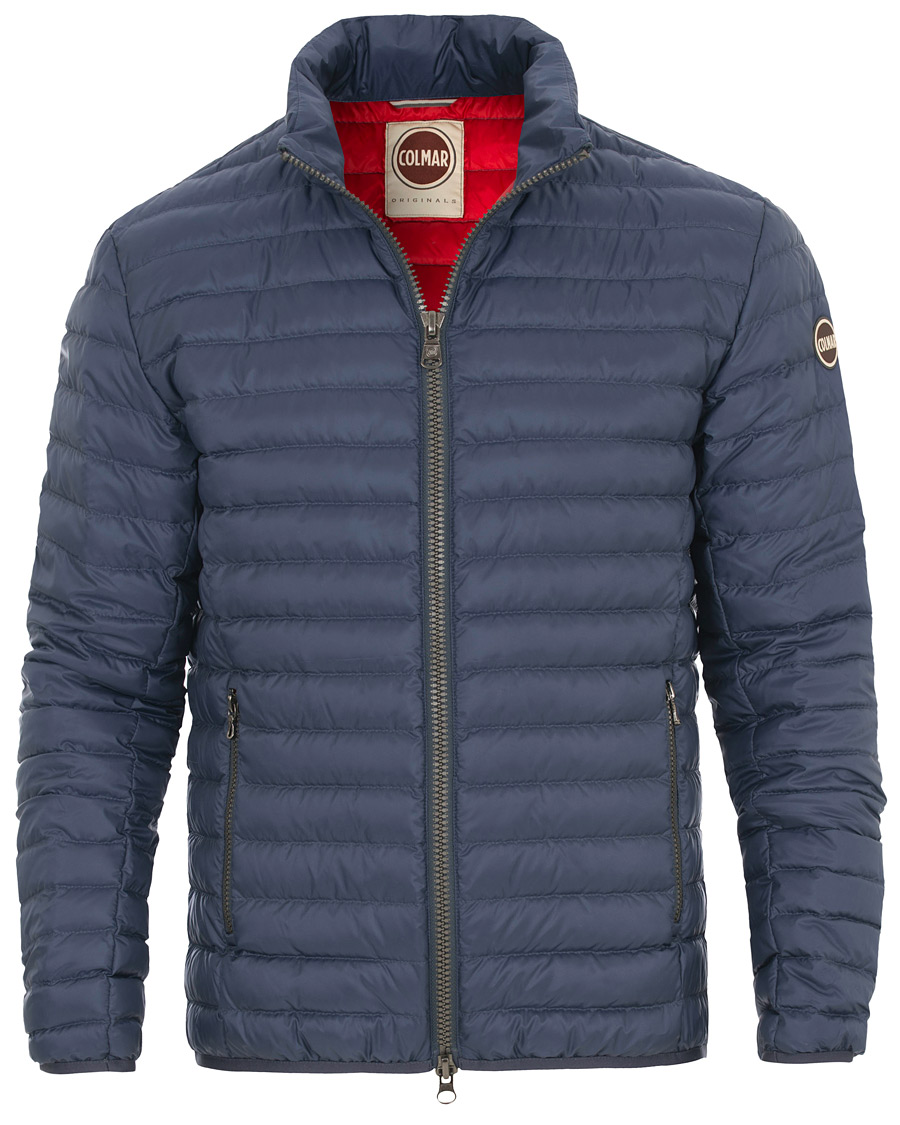 Herre | Jakker | Colmar | Lightweight Down Jacket Jeans Blue