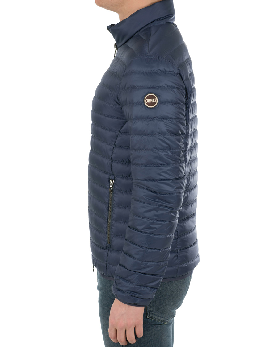 Herre | Jakker | Colmar | Lightweight Down Jacket Jeans Blue