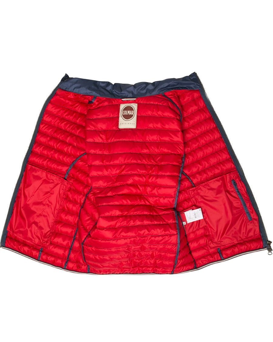 Herre | Jakker | Colmar | Lightweight Down Jacket Jeans Blue