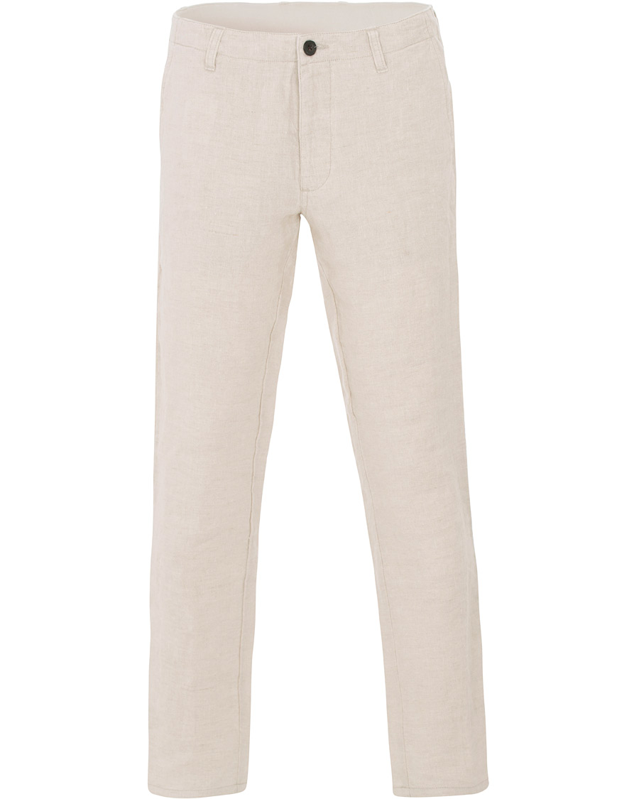Herre | Bukser | NN07 | New Simon Linen Trousers Oat