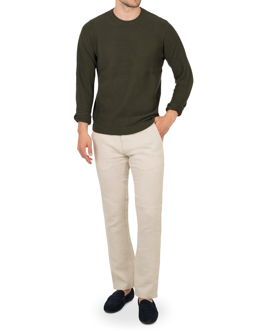 Herre | Bukser | NN07 | New Simon Linen Trousers Oat