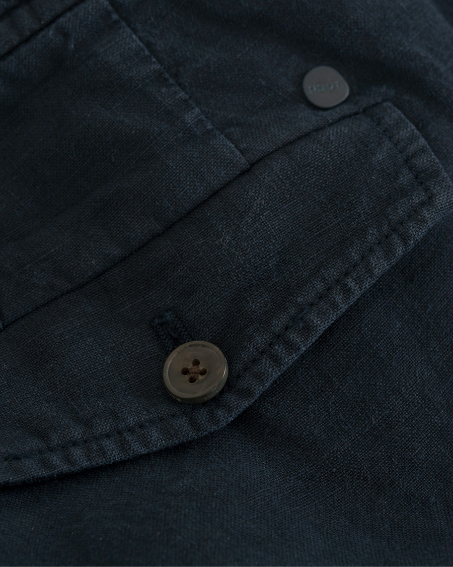 Herre | Bukser | NN07 | New Copenhagen Draw String Linnen Trousers Navy