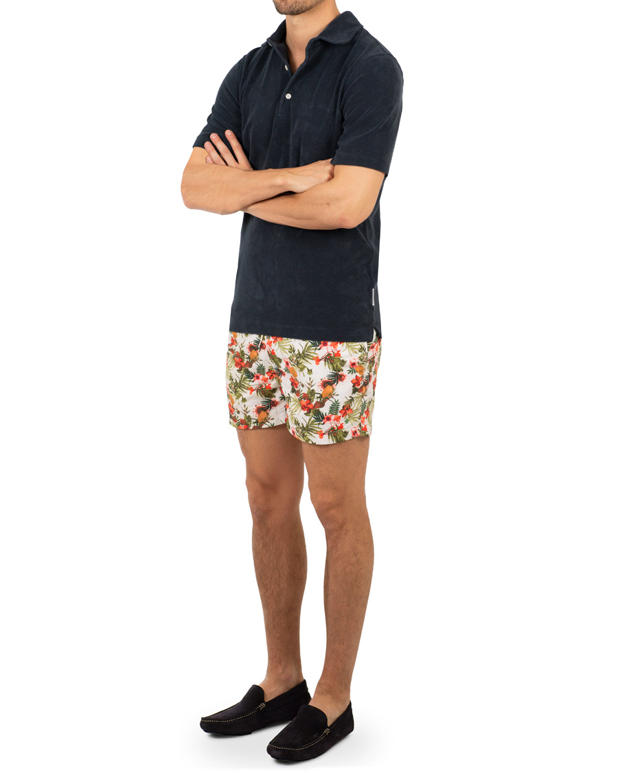 Herre | Polotrøjer | NN07 | Quince Terry Polo Navy