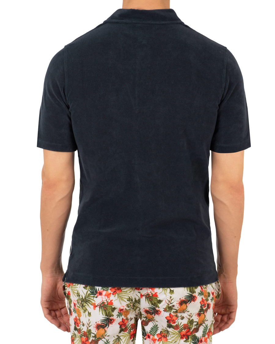 Herre | Polotrøjer | NN07 | Quince Terry Polo Navy