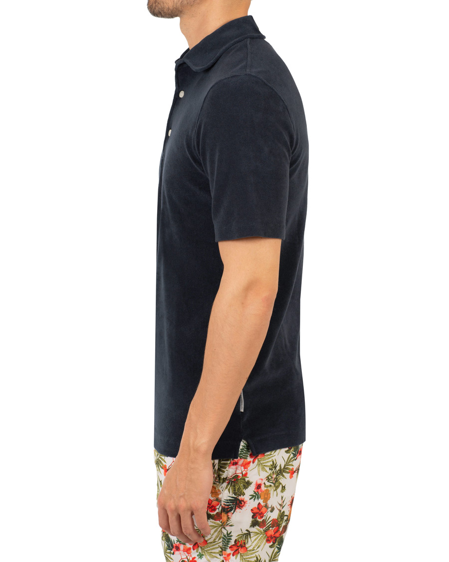 Herre | Polotrøjer | NN07 | Quince Terry Polo Navy