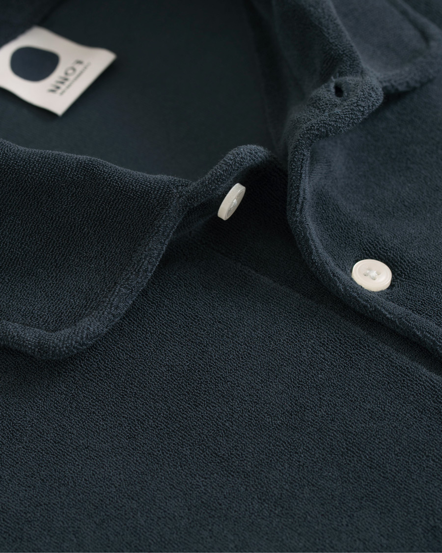 Herre | Polotrøjer | NN07 | Quince Terry Polo Navy