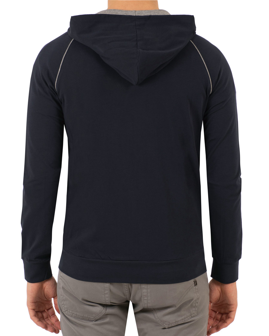 Herre | Trøjer | BOSS BLACK | BOSS Loungewear Full Zip Hoodie Navy