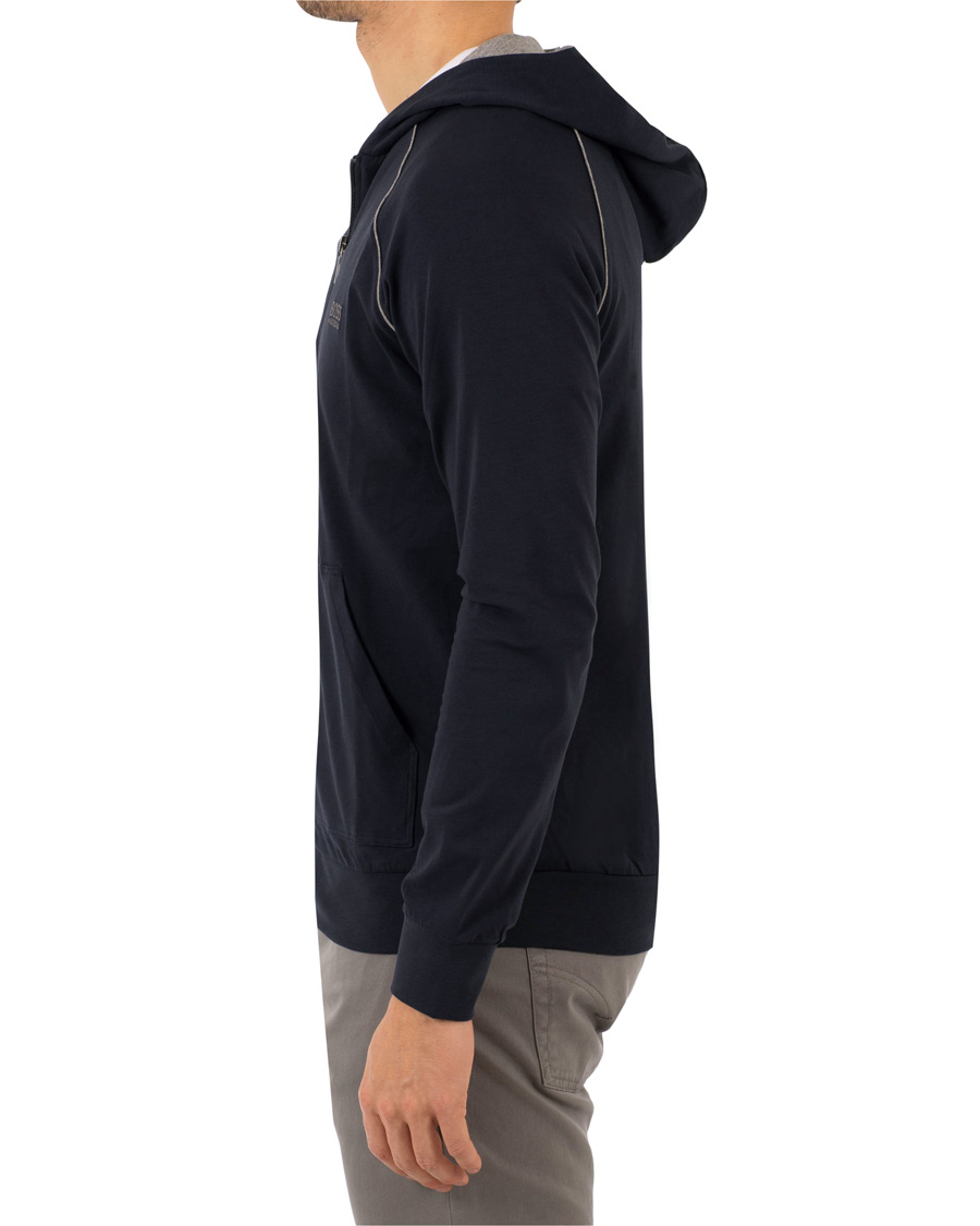 Herre | Trøjer | BOSS BLACK | BOSS Loungewear Full Zip Hoodie Navy