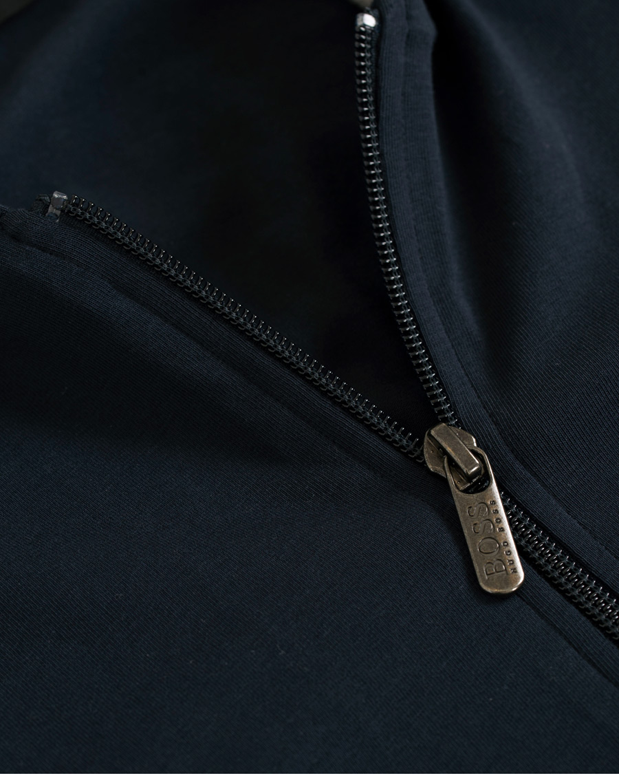 Herre | Trøjer | BOSS BLACK | BOSS Loungewear Full Zip Hoodie Navy
