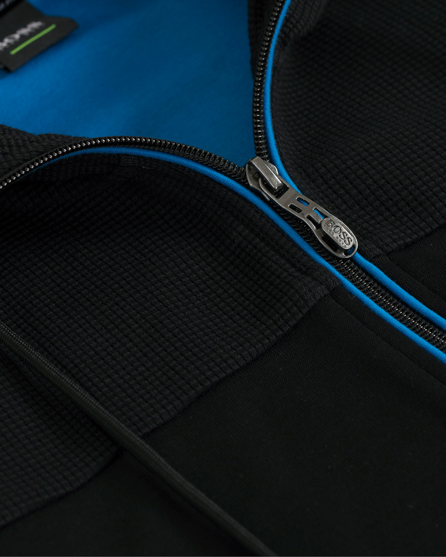Herre | Trøjer | BOSS GREEN | BOSS Athleisure Saggy Full Zip Hoodie Black