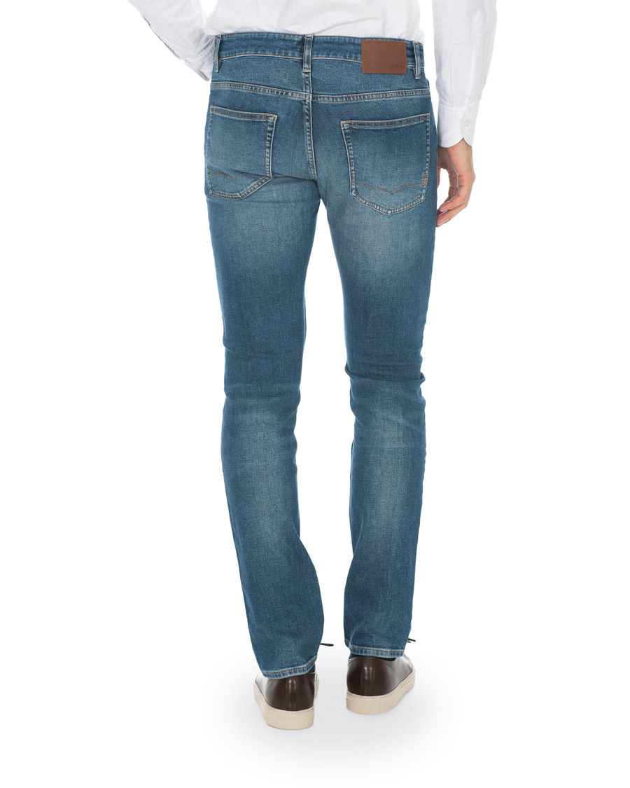 Herre | Jeans | BOSS ORANGE | BOSS Casual Delaware Slim Fit Stretch Jeans Aqua Blue