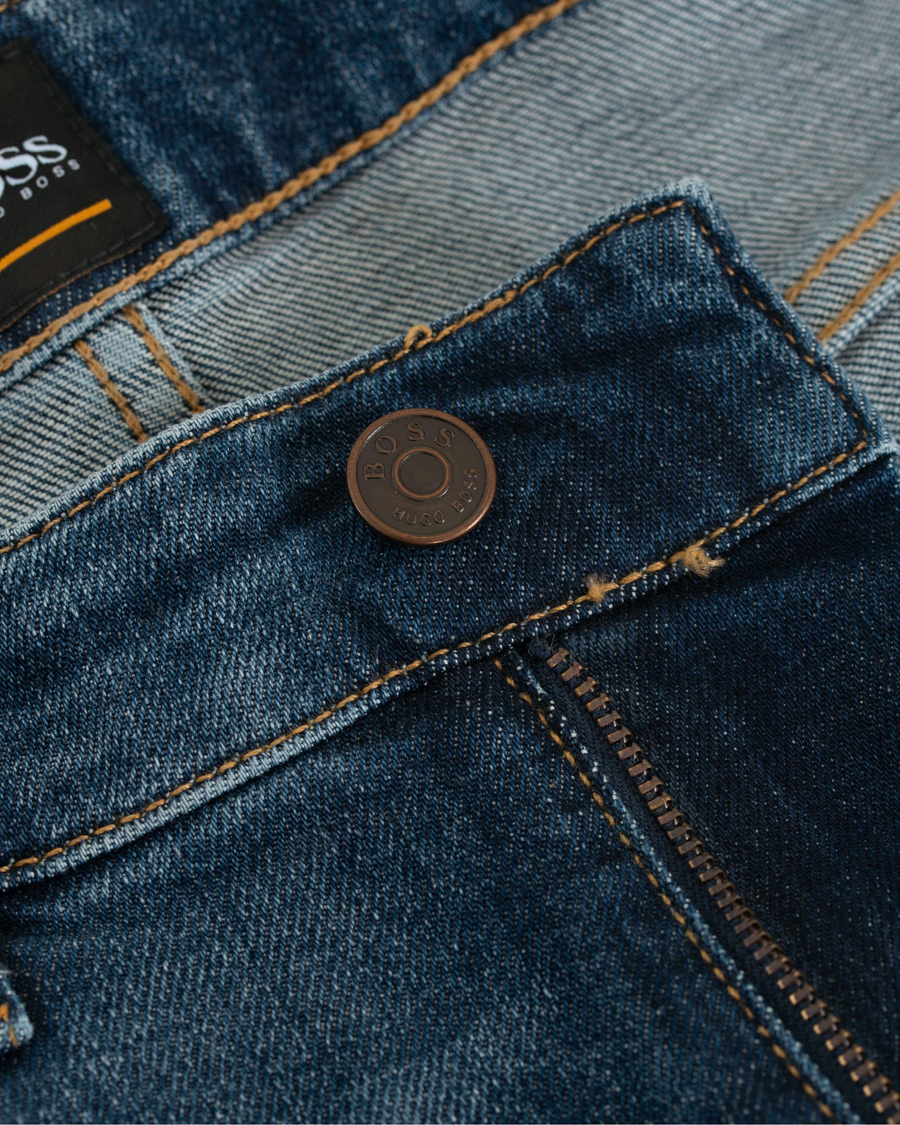 Herre | Jeans | BOSS ORANGE | BOSS Casual Delaware Slim Fit Stretch Jeans Aqua Blue