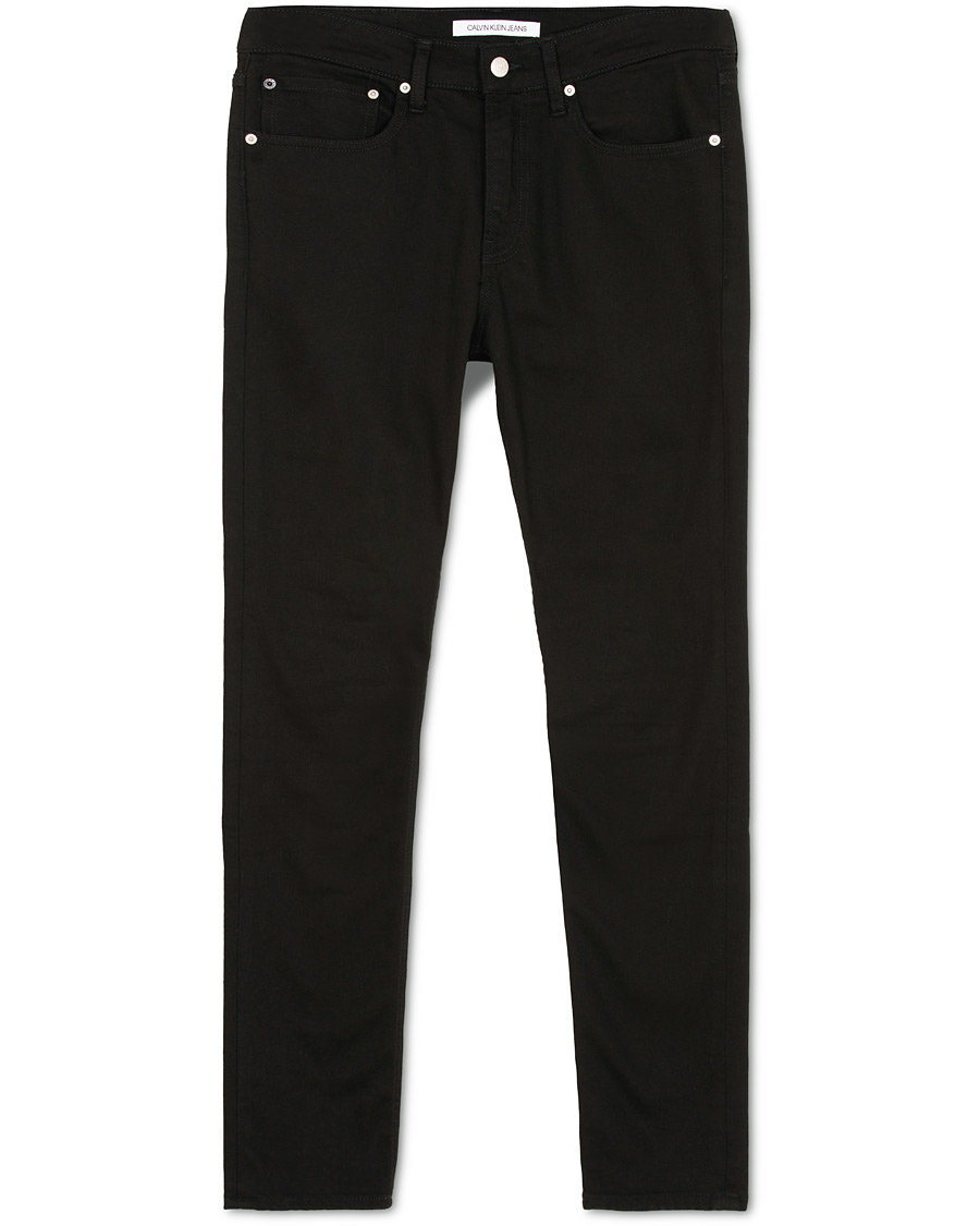 Herre | Jeans | Calvin Klein Jeans | Skinny Fit 016 Stretch Jeans Stay Black