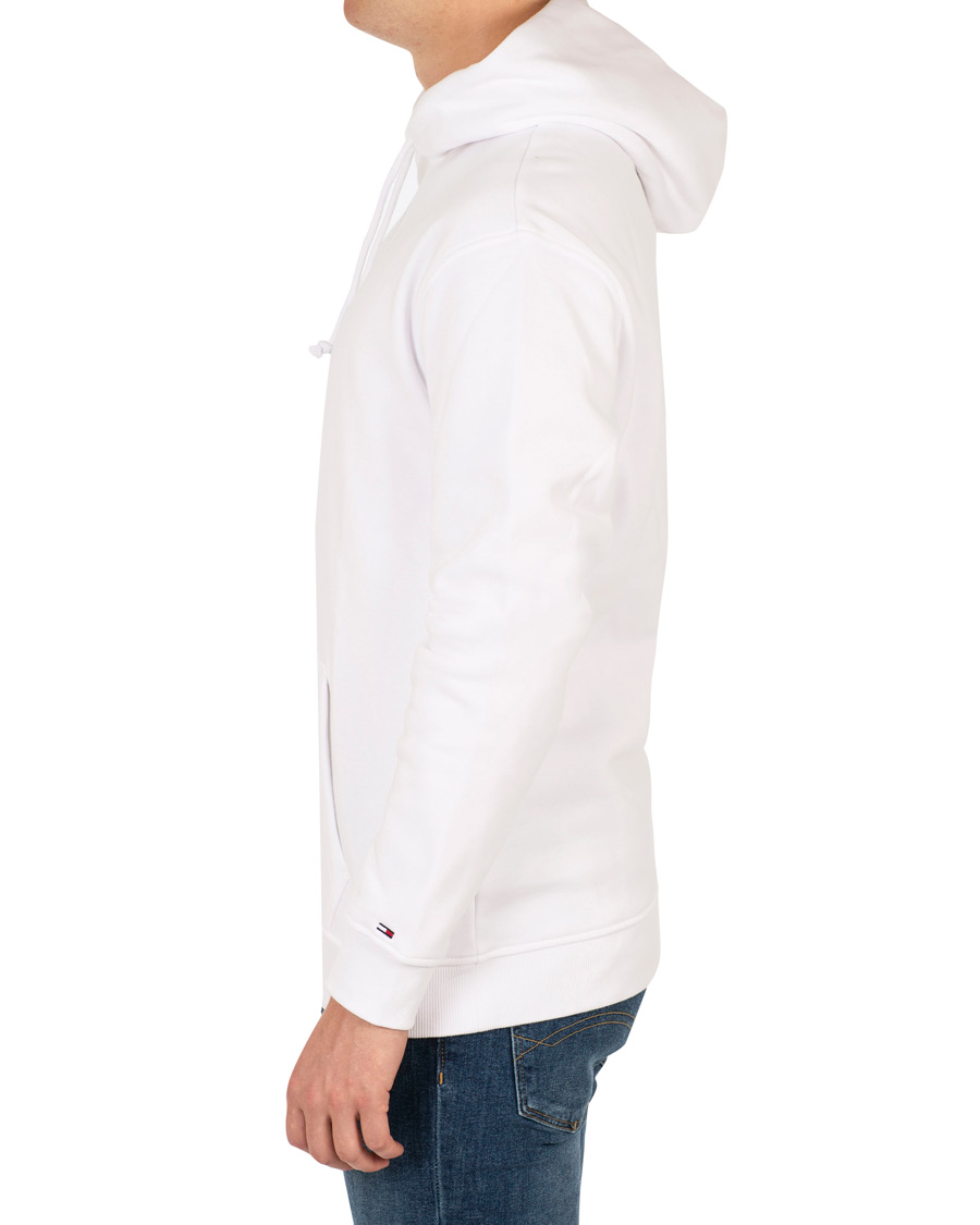 Herre | Trøjer | Tommy Jeans | Corp Logo Hoodie White