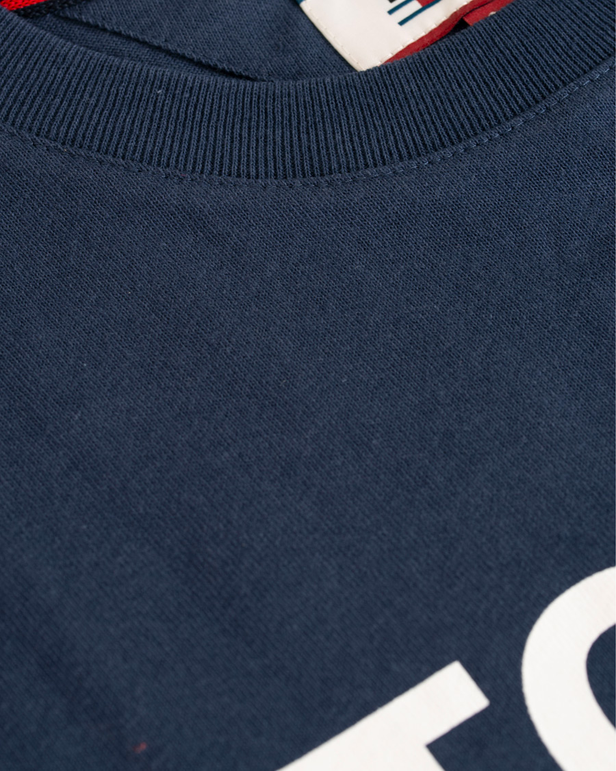 Herre | T-Shirts | Tommy Jeans | Classic Logo Crew Neck Tee Black Iris