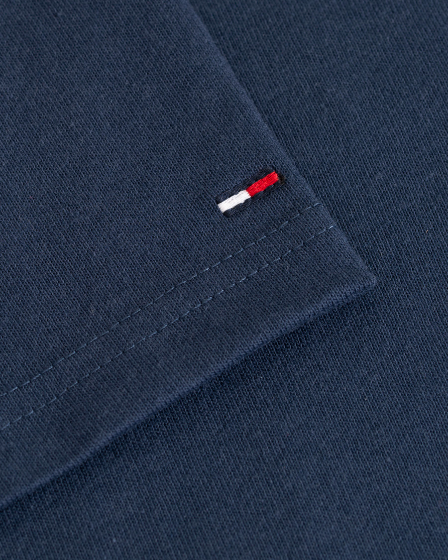 Herre | T-Shirts | Tommy Jeans | Classic Logo Crew Neck Tee Black Iris