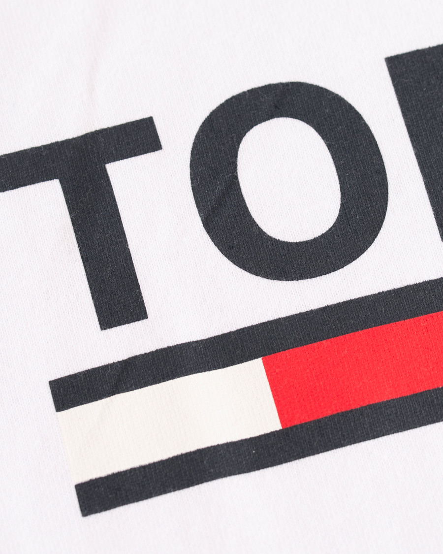 Herre | T-Shirts | Tommy Jeans | Classic Logo Crew Neck Tee White