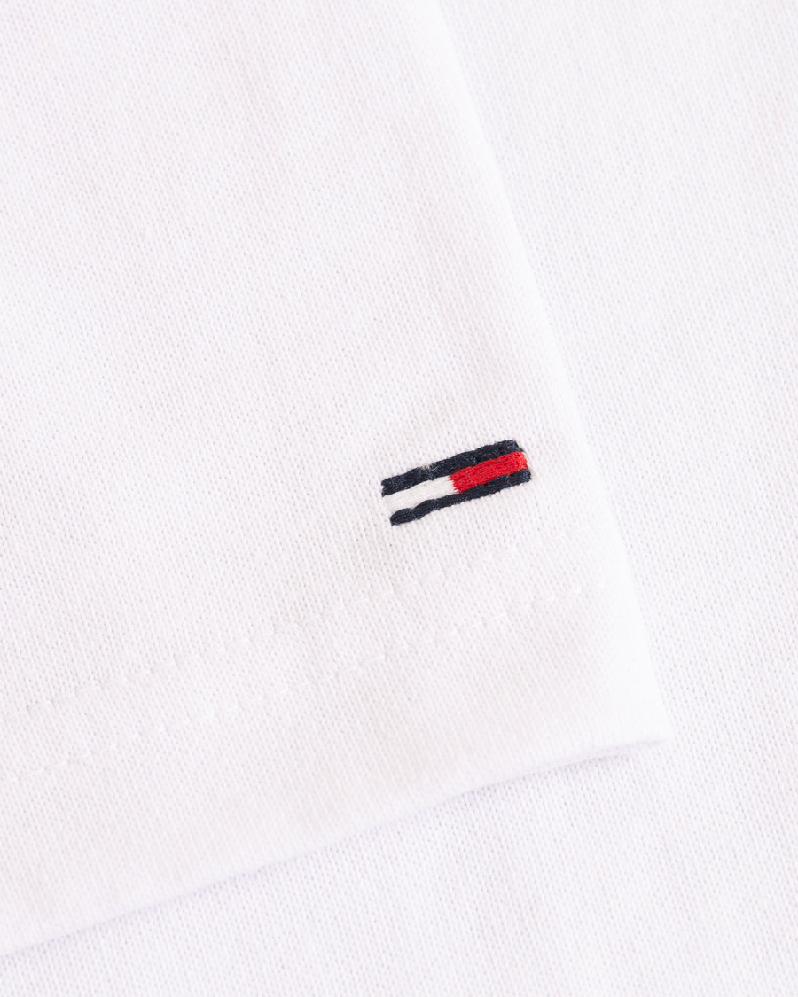 Herre | T-Shirts | Tommy Jeans | Classic Logo Crew Neck Tee White