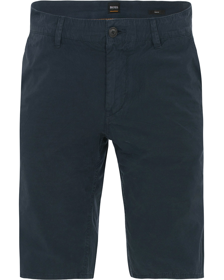 Herre | Shorts | BOSS ORANGE | BOSS Casual Chino Slim Fit Shorts Navy