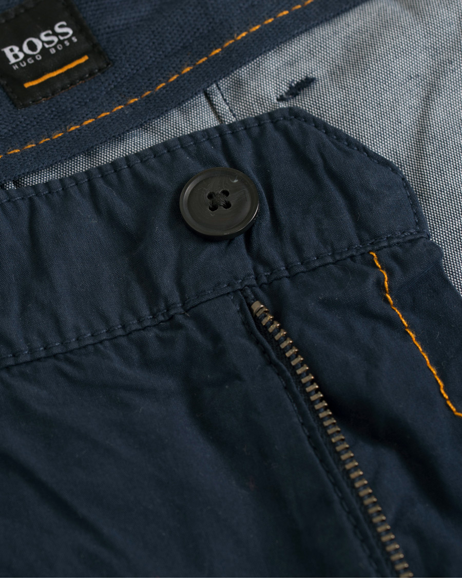 Herre | Shorts | BOSS ORANGE | BOSS Casual Chino Slim Fit Shorts Navy