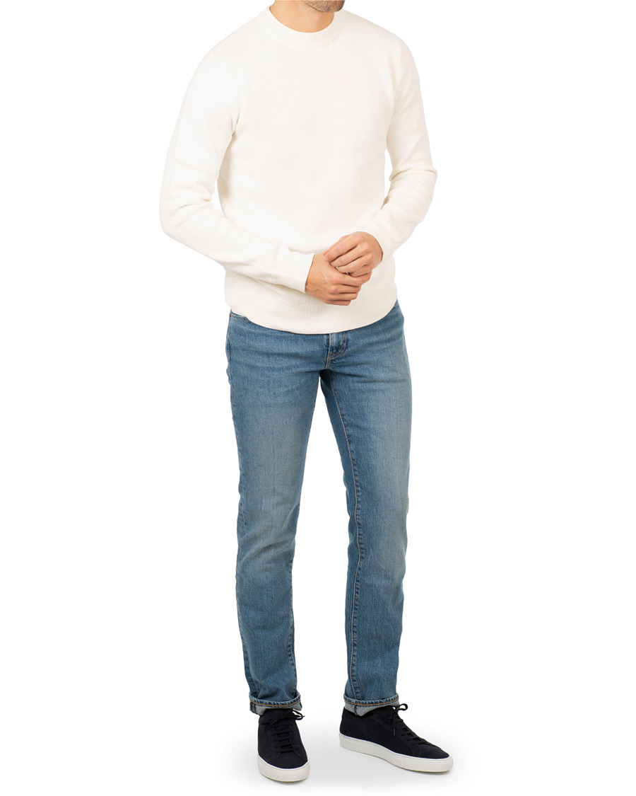 Herre | Trøjer | A Day's March | Milano Knit Sweater Off White