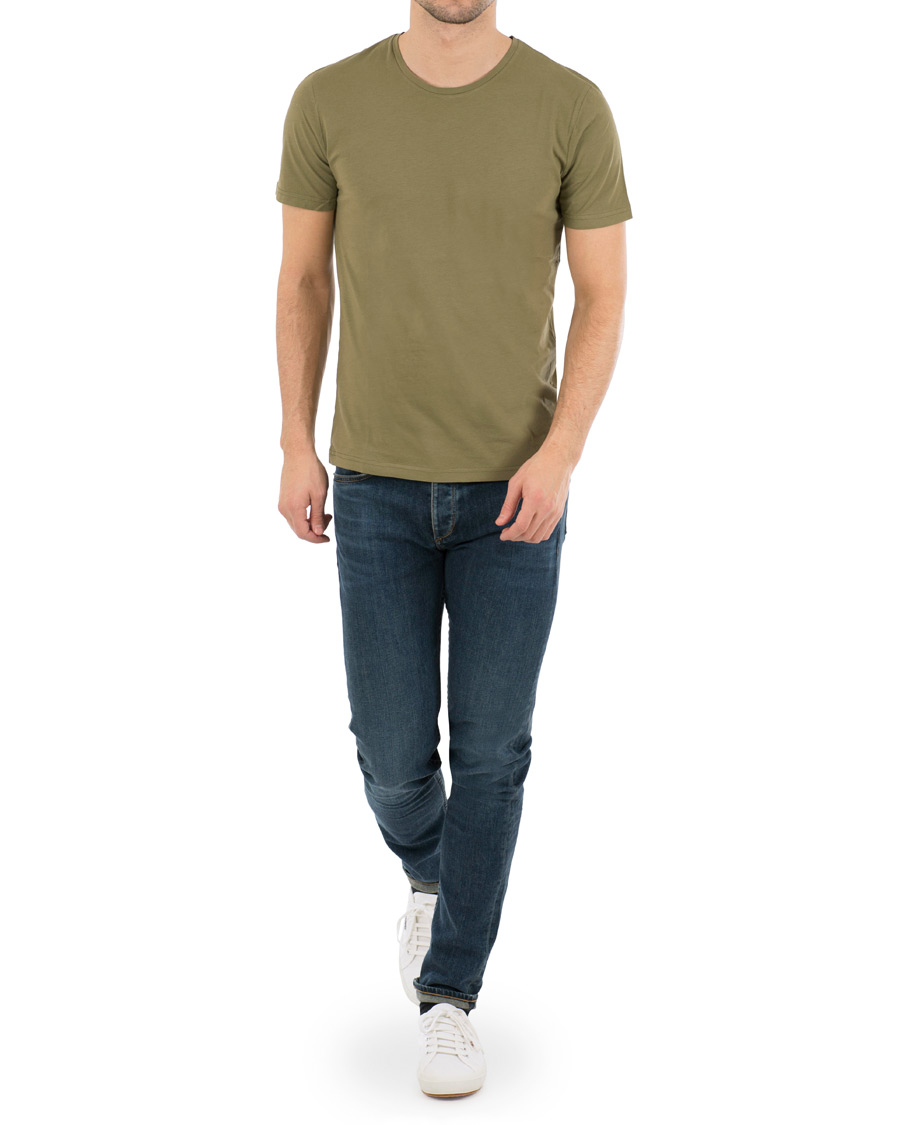 Herre | T-Shirts | A Day's March | Organic Tee Thyme Green