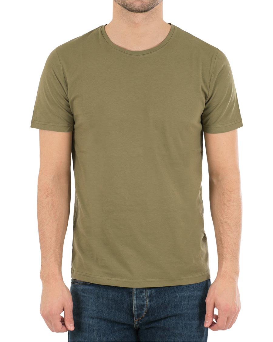 Herre | T-Shirts | A Day's March | Organic Tee Thyme Green